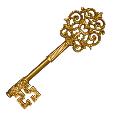 Gouden sleutel voor toegang op WhatsApp