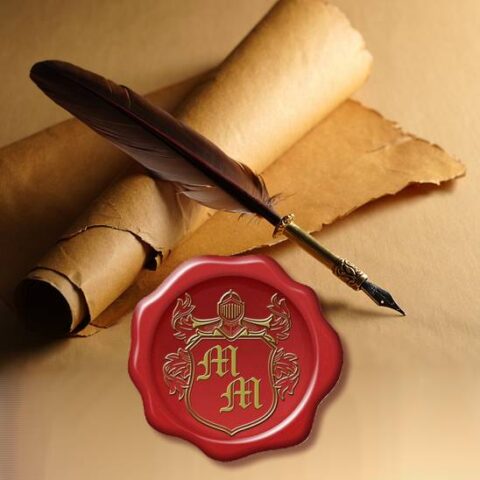 Officieel Slavencontract met rode waszegel voor online dominantie